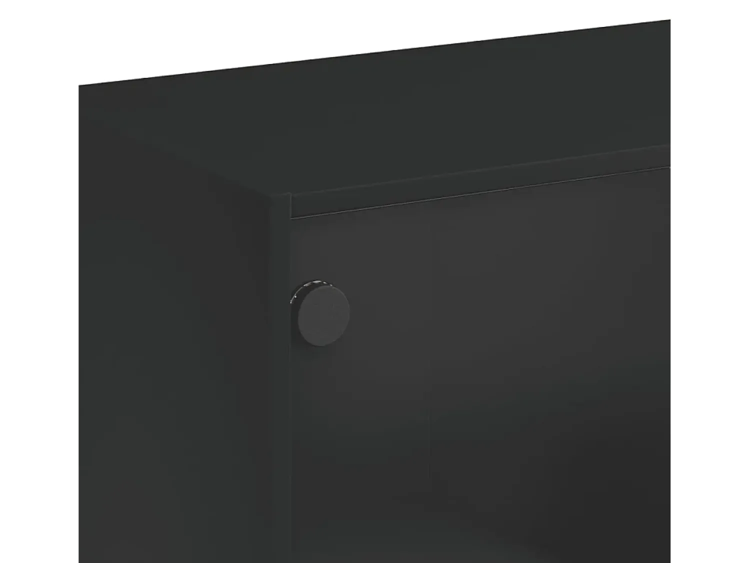 Mesa De Centro|vidaxl Mesa de centro c/ portas de vidro 102x50x42 cm Preto