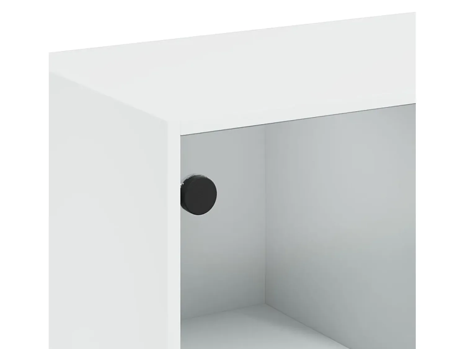 vidaxl Mesa de centro c/ portas de vidro 102x50x42 cm^ Mesa De Centro