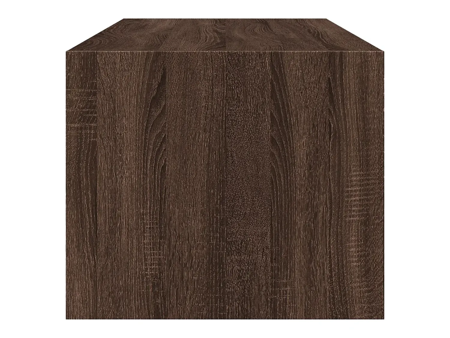 Mesa De Centro*vidaxl Mesa de centro c/ portas de vidro 102x50x42cm carvalho castanho Natural claro
