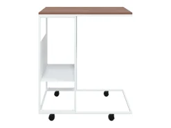 Mesa de centro c/ rodas 55x36x63,5cm derivados de madeira PT548454^ Mesa De Centro