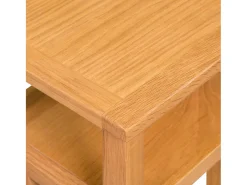 Hot Mesa de centro c/ suporte revistas 27x35x55 cm carvalho maciço PT442030 Castanho