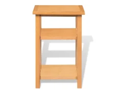 Hot Mesa de centro c/ suporte revistas 27x35x55 cm carvalho maciço PT442030 Castanho