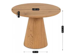 Mesa De Centro| Mesa de centro Carly Carvalho Natural claro