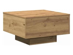 Outlet vidaxl Mesa de centro Carvalho Artesanal 55 x 55 x 31 cm Castanho