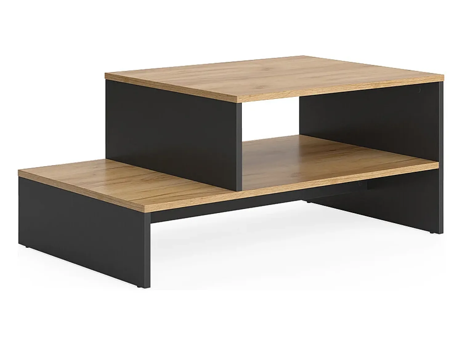 Mesa De Centro*Vicco Mesa de centro carvalho goldkraft/antracite 90x55x40 amely Natural escuro