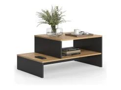 Mesa De Centro*Vicco Mesa de centro carvalho goldkraft/antracite 90x55x40 amely Natural escuro