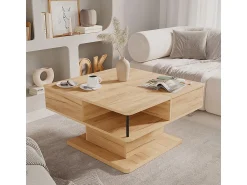 Vicco Mesa de centro carvalho goldkraft 80x45x80 movira^ Mesa De Centro