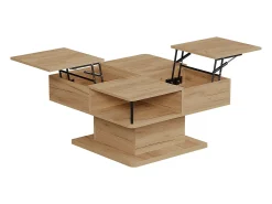 Vicco Mesa de centro carvalho goldkraft 80x45x80 movira^ Mesa De Centro