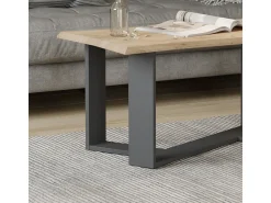 Outlet Vicco Mesa de centro carvalho goldkraft 90x50x42.3 arne Natural escuro