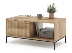 Mesa De Centro*Vicco Mesa de centro carvalho viking 90x50x45 eliza Natural escuro