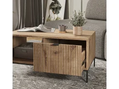 Mesa De Centro*Vicco Mesa de centro carvalho viking 90x50x45 eliza Natural escuro