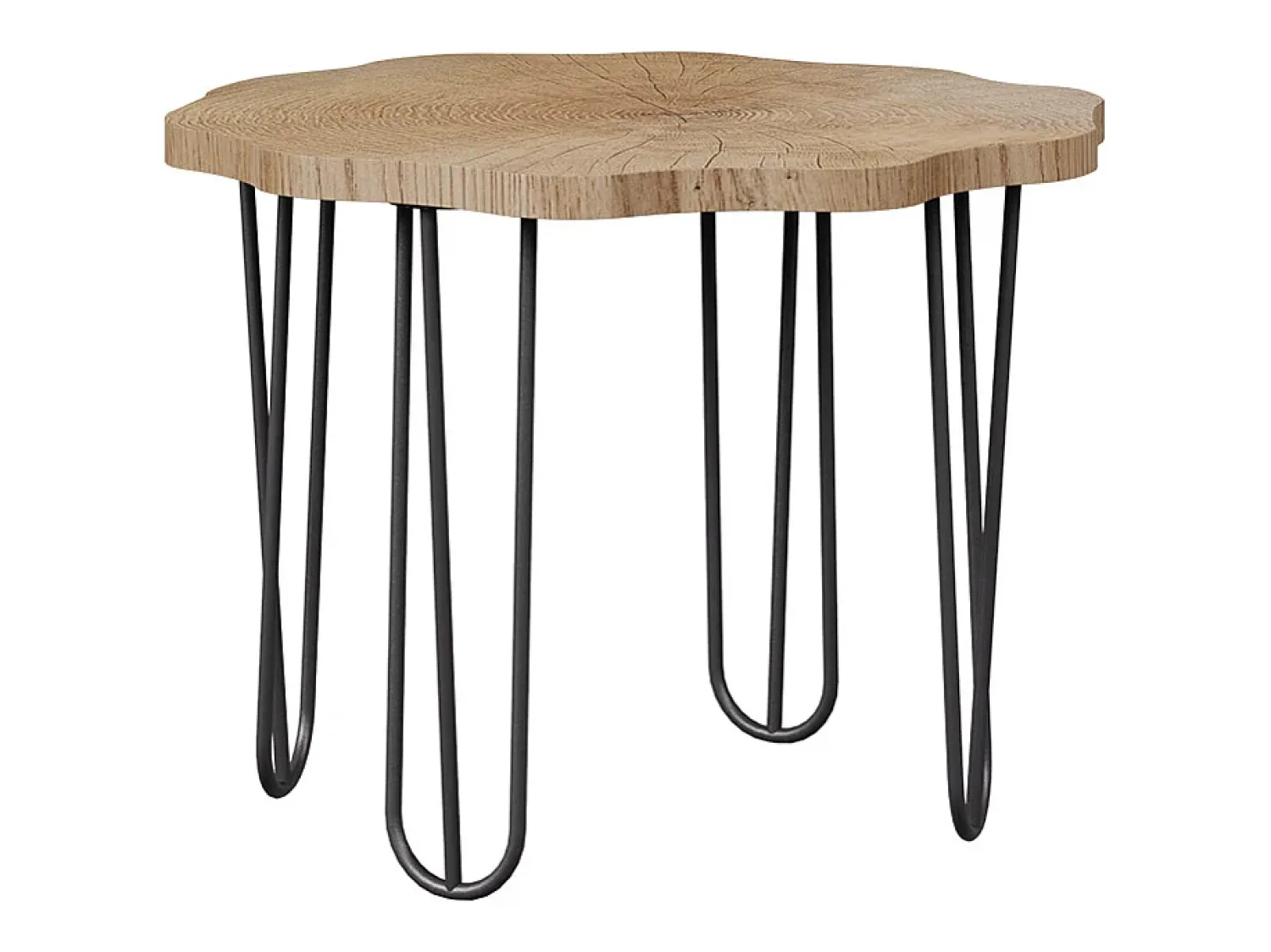 Online Vicco Mesa de centro carvalho 60x60x2.5 ringo Natural claro