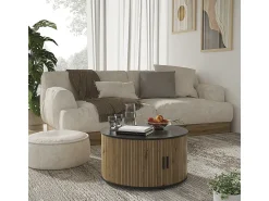 Vicco Mesa de centro carvalho/ 80x80x45 selva^ Mesa De Centro