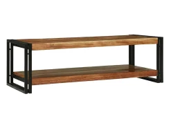 Clearance vidaxl Mesa de centro Madeira Sólida de Acácia Castanho
