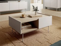Mesa de centro, Caxemira, TOP: Carvalho Linea, 97 x 45 x 65 cm^ Mesa De Centro