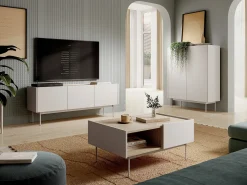 Mesa de centro, Caxemira, TOP: Carvalho Linea, 97 x 45 x 65 cm^ Mesa De Centro
