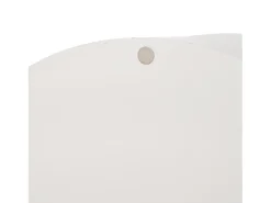 Mesa De Centro*Hauss Spole Mesa de centro cilíndrica branca com iluminação LED, tampo giratório Branco