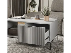 Mesa De Centro*Vicco Mesa de centro cinza 90x50x45 eliza Cinzento
