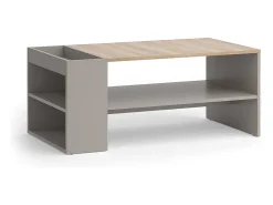 Vicco Mesa de centro cinzento-bege 100x55x42 wido Taupe