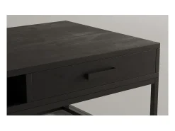 Mesa De Centro|Meublorama Mesa de centro coleção MADEIRO. Móvel estilo CONTEMPORÂNEO. Preto