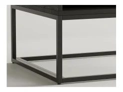 Mesa De Centro|Meublorama Mesa de centro coleção MADEIRO. Móvel estilo CONTEMPORÂNEO. Preto