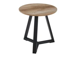 Mesa De Centro|Meublorama Mesa de centro coleção PASAO cor carvalho envelhecido, ideal para uma sala de estar rústica. Castanho
