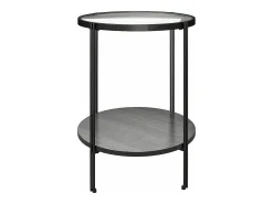 Mesa De Apoio|Dorel Home Mesa de centro com 1 gaveta em pinho natural Preto