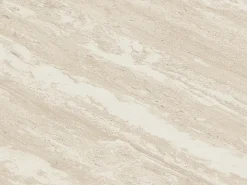 Discount Vente-unique Mesa de centro com 2 gavetas em MDF - Efeito travertino - ANTRIM por Pascal Morabito Bege