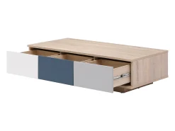 Vente-unique Mesa de centro com 3 gavetas e 1 nicho multicolor - FILUTIA^ Mesa De Centro
