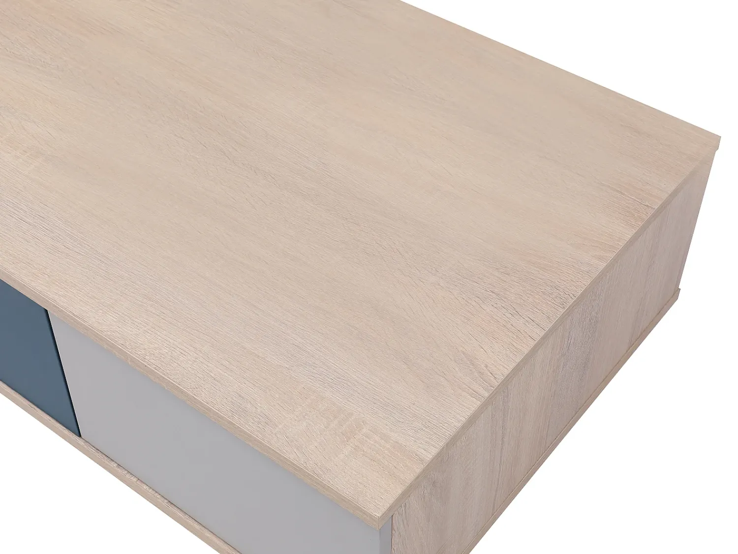 Vente-unique Mesa de centro com 3 gavetas e 1 nicho multicolor - FILUTIA^ Mesa De Centro