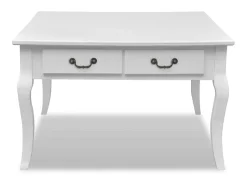 Mesa De Centro| Mesa de centro com 4 gavetas branca PT651903 Branco