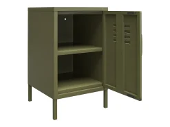 Mesa De Apoio|Dorel Home Mesa de centro com 2 gavetas em MDF branco Verde