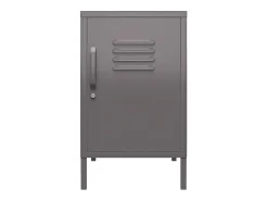 Mesa De Apoio|Dorel Home Mesa de centro com 1 prateleira em MDF branco Cinzento