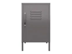 Mesa De Apoio|Dorel Home Mesa de centro com 1 prateleira em MDF branco Cinzento