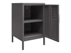 Mesa De Apoio|Dorel Home Mesa de centro com 1 prateleira em MDF branco Cinzento