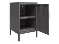 Mesa De Apoio|Dorel Home Mesa de centro com 1 prateleira em MDF branco Cinzento
