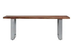 Mesa de centro com arestas vivas 115x60x40 cm acácia maciça PT145612^ Mesa De Centro