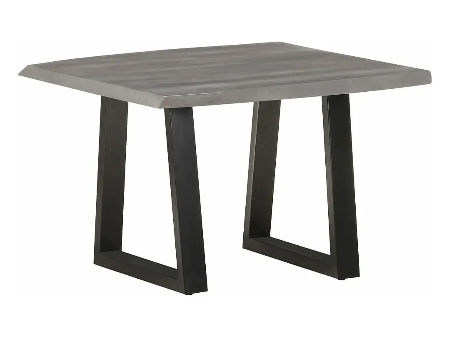 vidaxl Mesa de centro com arestas vivas 60x60x40 cm acácia maciça^ Mesa De Centro