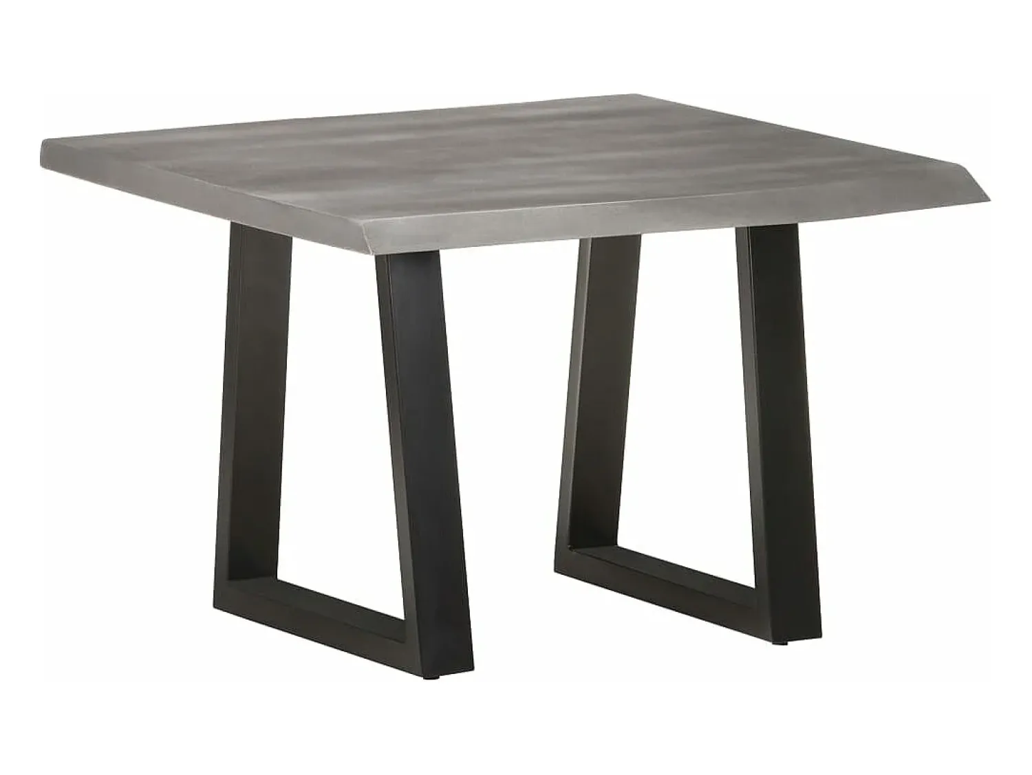vidaxl Mesa de centro com arestas vivas 60x60x40 cm acácia maciça^ Mesa De Centro