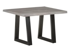 vidaxl Mesa de centro com arestas vivas 60x60x40 cm acácia maciça^ Mesa De Centro