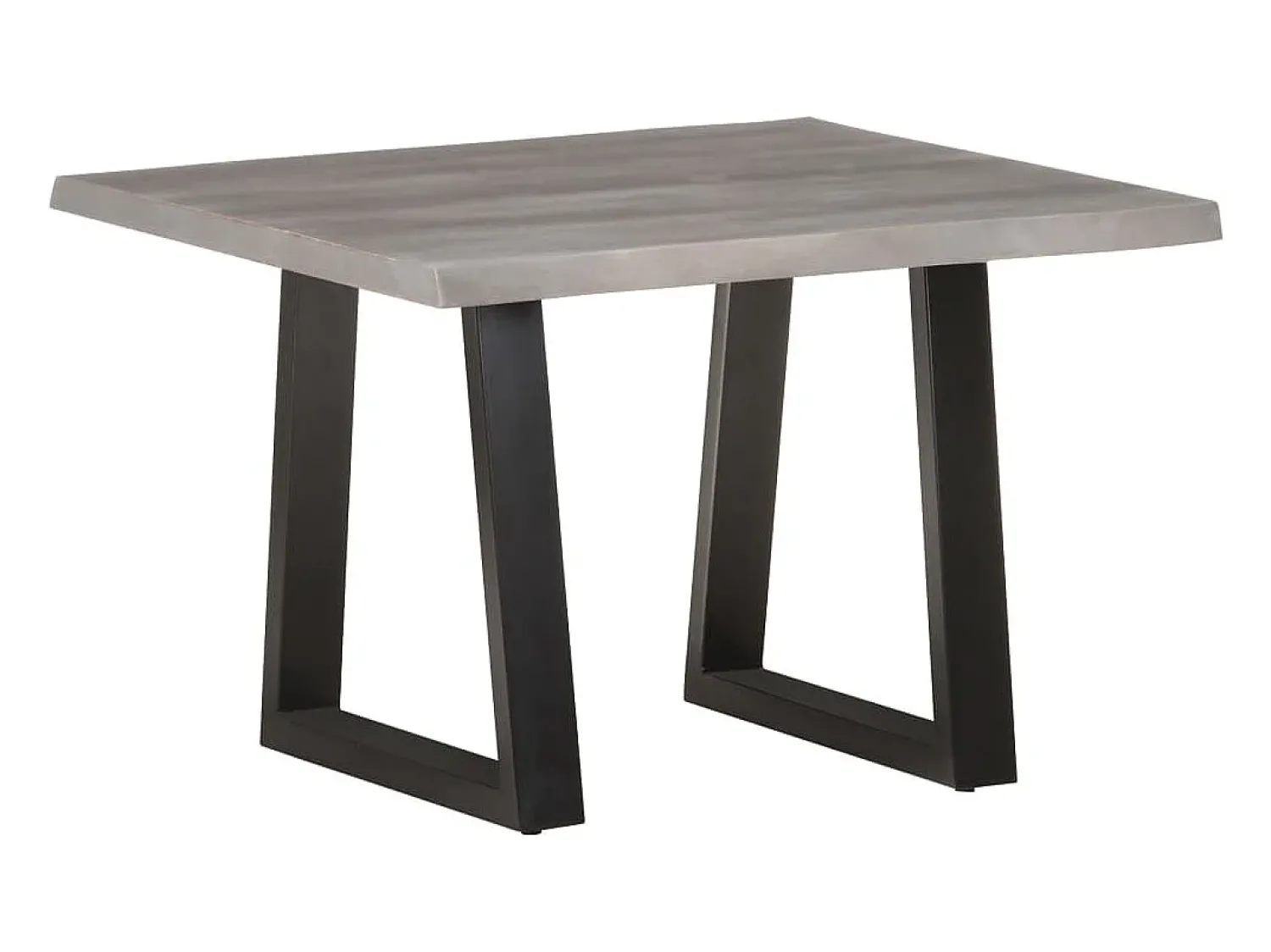 vidaxl Mesa de centro com arestas vivas 60x60x40 cm acácia maciça^ Mesa De Centro