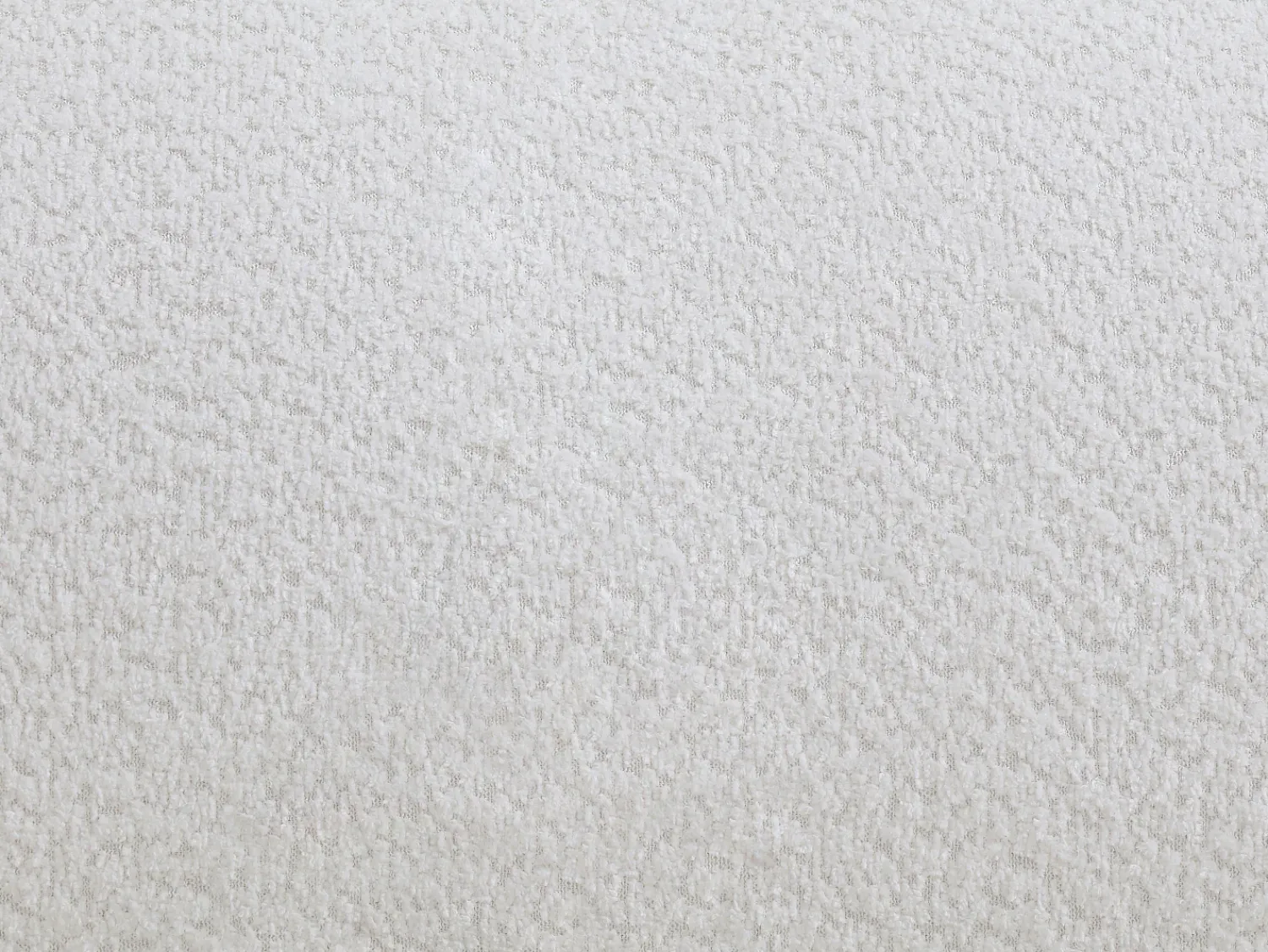 Outlet Vente-unique Mesa de centro com compartimento de arrumação em tecido bouclé e MDF - - SORIELI Branco