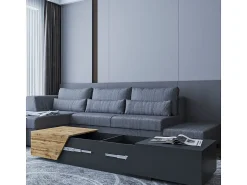 Mesa De Centro*Habitat et jardin Mesa de centro com espaço de armazenamento 