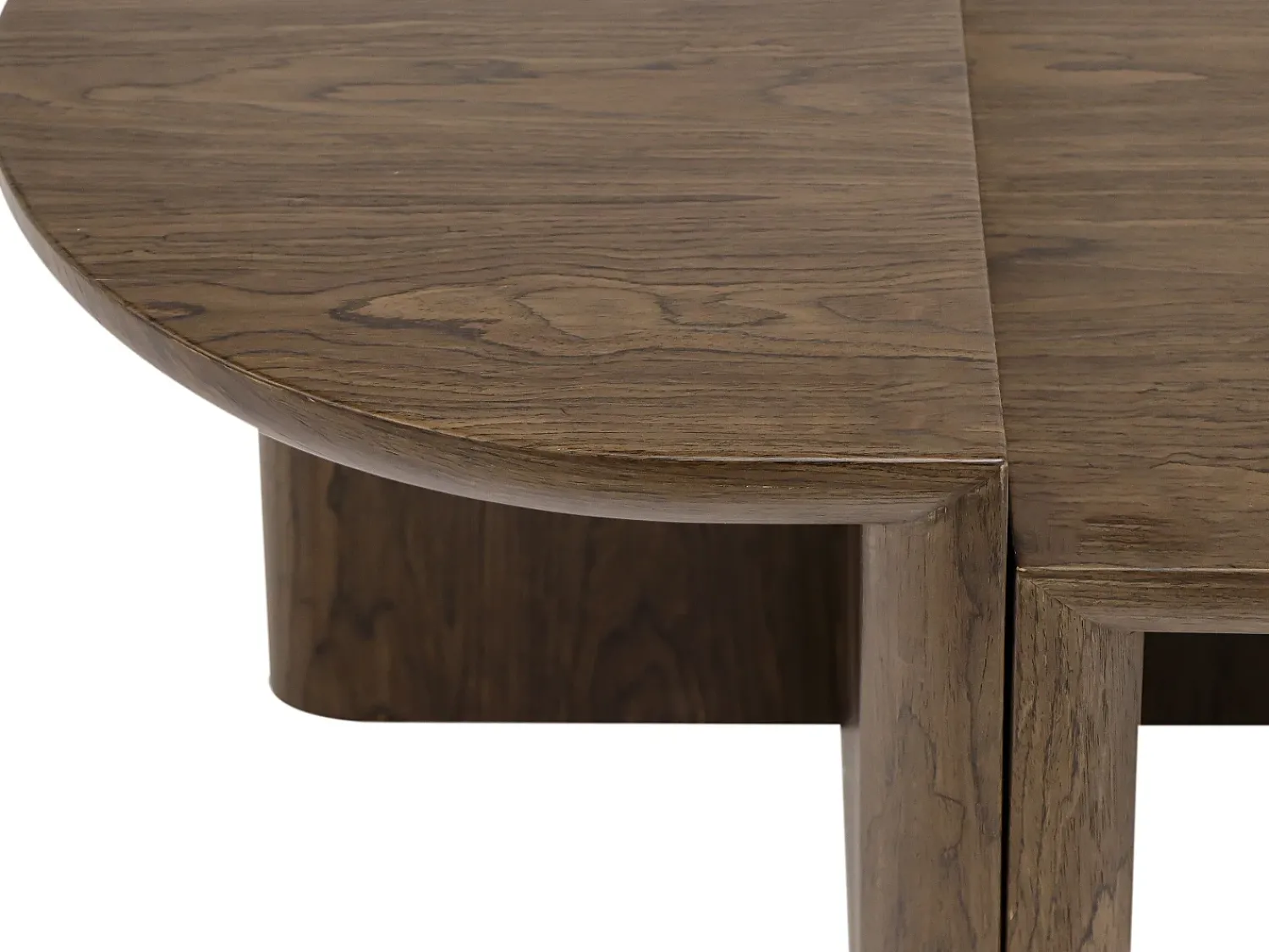 Mesa De Centro|Vente-unique Mesa de centro com folheado de nogueira - Castanho natural - VARAJA Natural escuro