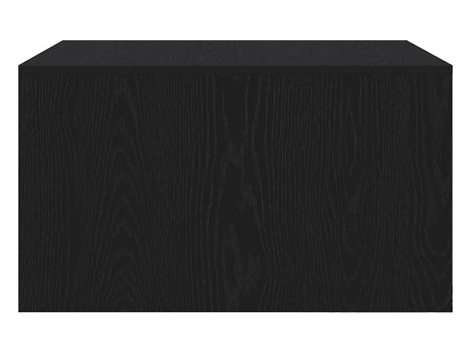Mesa De Centro*vidaxl Mesa de centro com gavetas 70,5x70x40 cm carvalho Preto