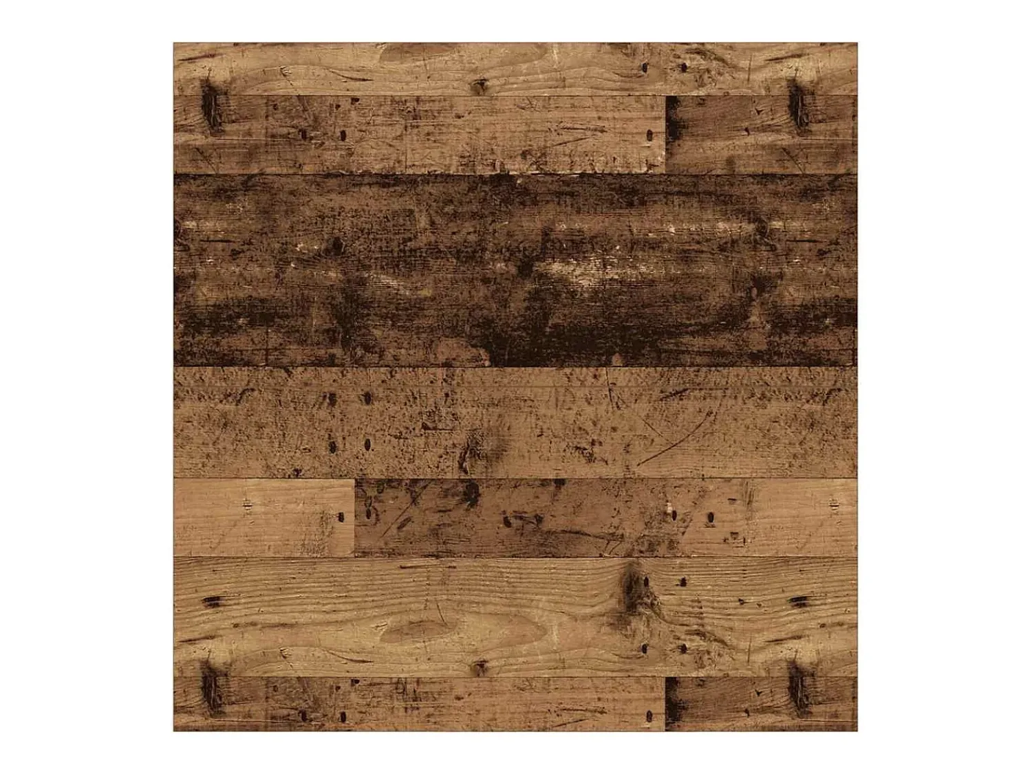 Outlet vidaxl Mesa de centro com gavetas 100x100x40 cm madeira velha Natural claro