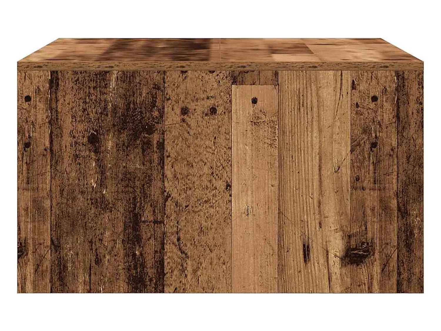 Hot vidaxl Mesa de centro com gavetas 70,5x70x40 cm madeira velha Natural claro
