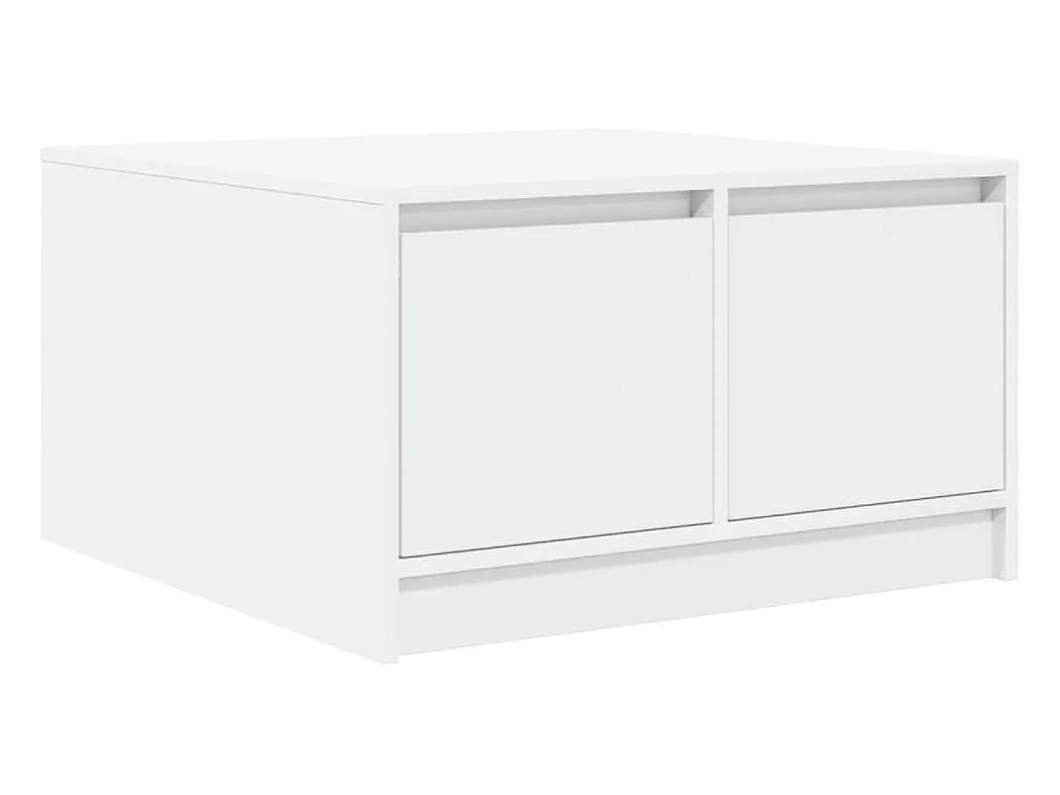 Mesa De Centro*vidaxl Mesa de centro com gavetas 70,5x70x40 cm Branco