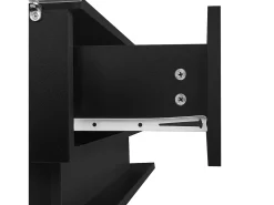 ModernLuxe Mesa de centro com iluminação LED - com tampo de vidro e gavetas -^ Mesa De Centro