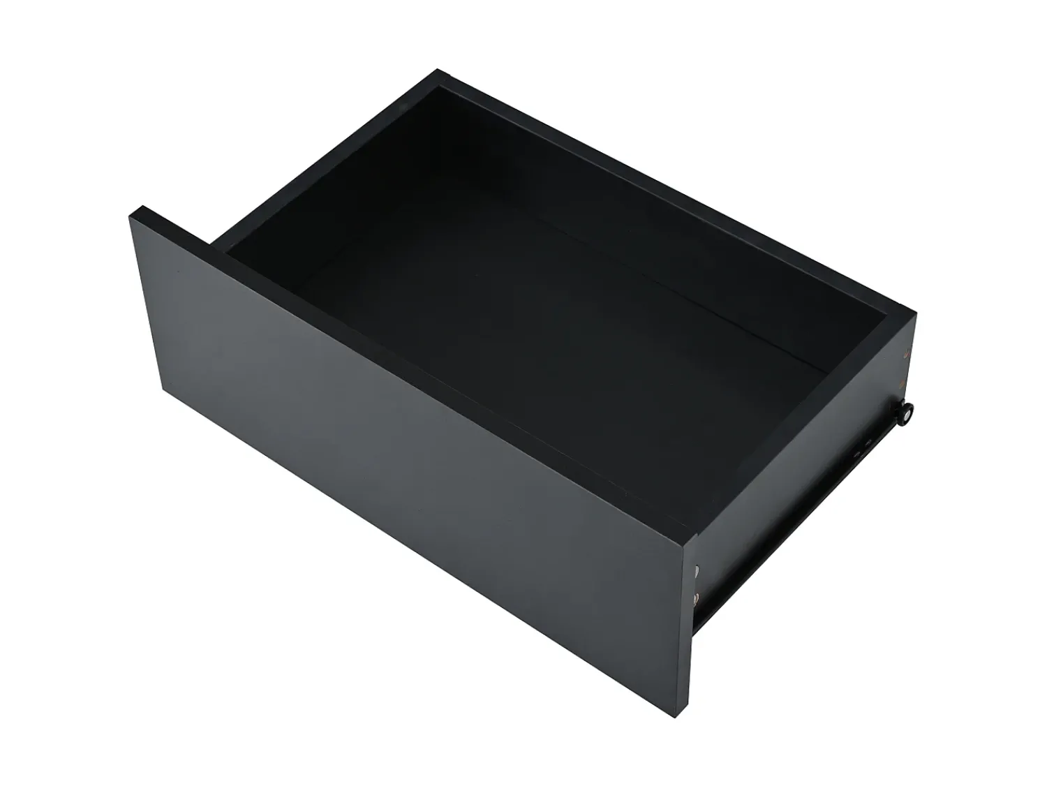 Hauss Spole Mesa de centro com iluminação LED em lacado , 100x50x35 cm, com 2 gavetas e tampo em vidro.^ Mesa De Centro
